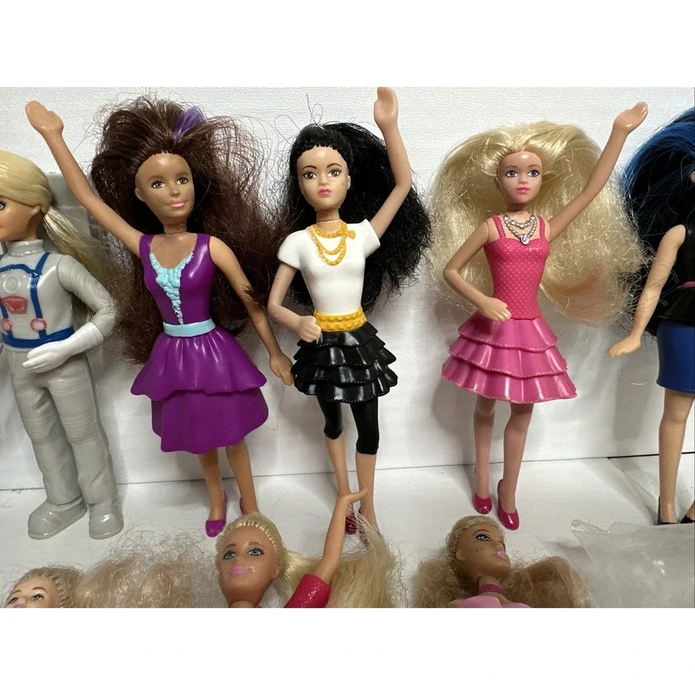 McDonald's Mattel Barbie Happy Meal Doll Toys Lot Of 16 Dolls Various Years
